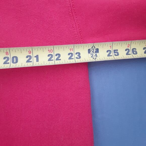 VTG Fruit Of The Loom Mens XL Plain Red Crewneck Sweatshirt Printable Blank - Picture 6 of 7